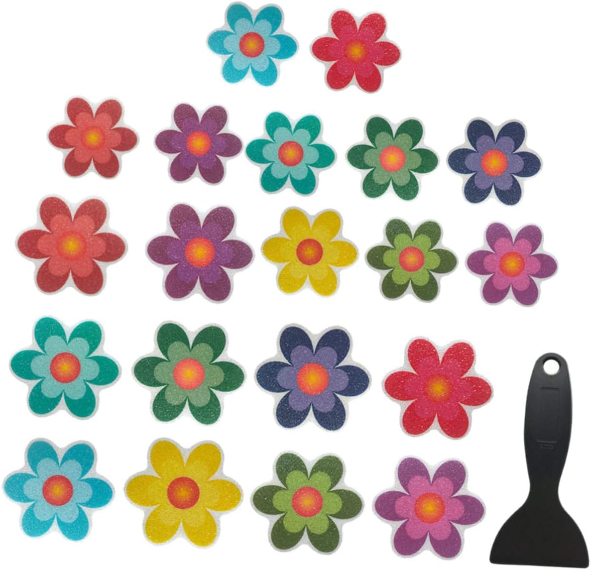 Wakauto 1Set Sunflower Non Skid Bathtub Stickers