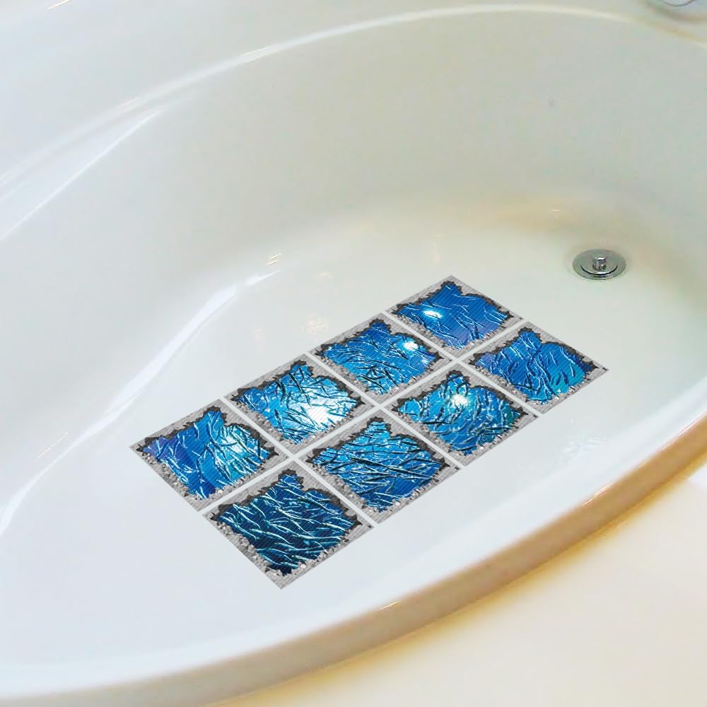 Non-Slip Bathtub Stickers for Adults 51x51 inch x 8 pcs