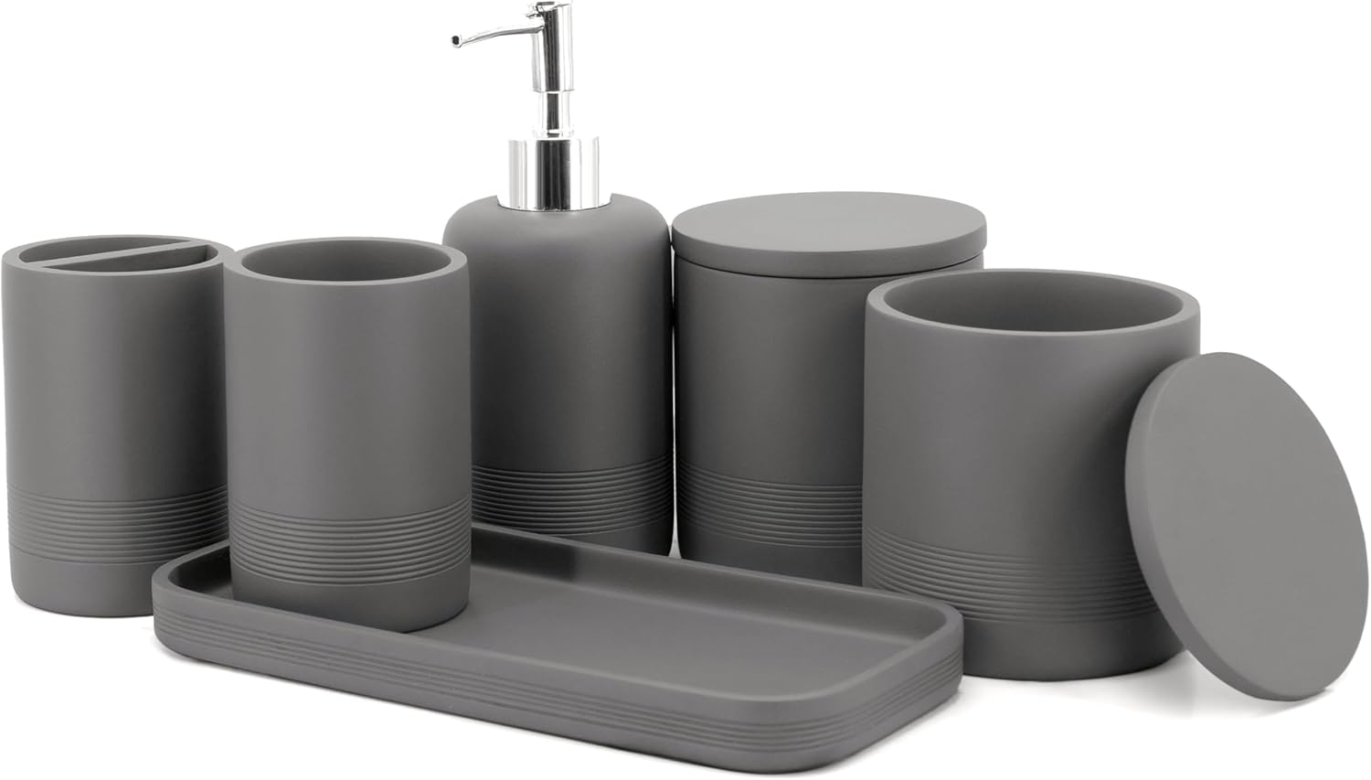 Essential Bathroom Accessories Set