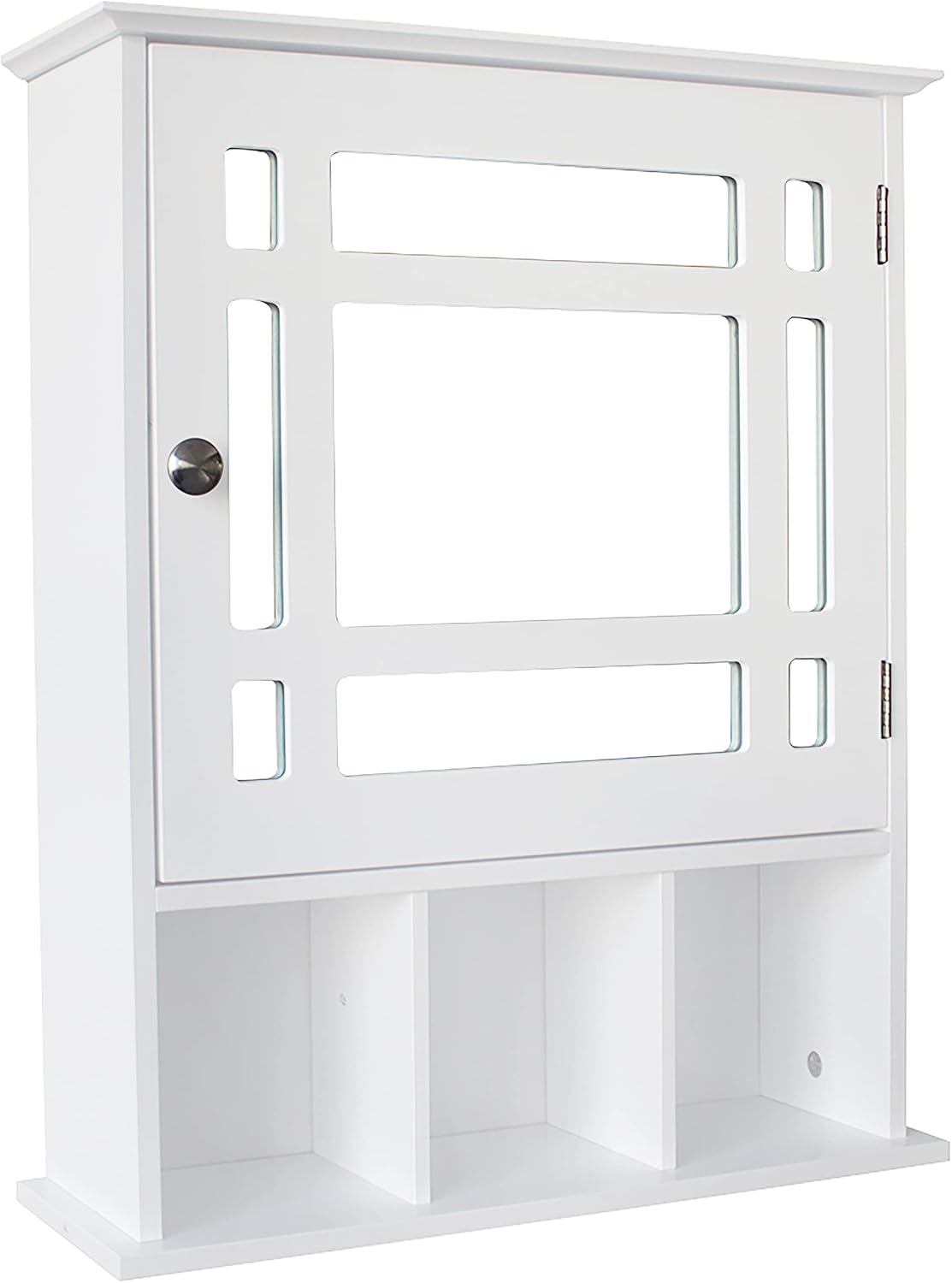 AOCOROE Medicine Cabinet with Mirror and 3 Storage Compartments