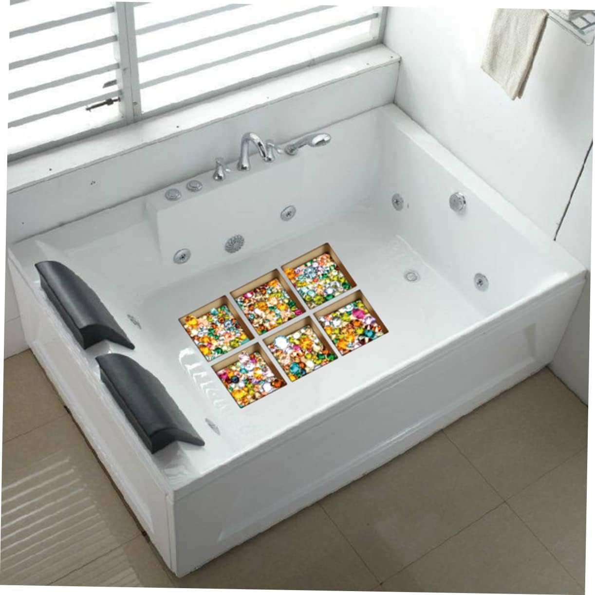Non-Slip Bathtub Stickers for Bathroom Decorations