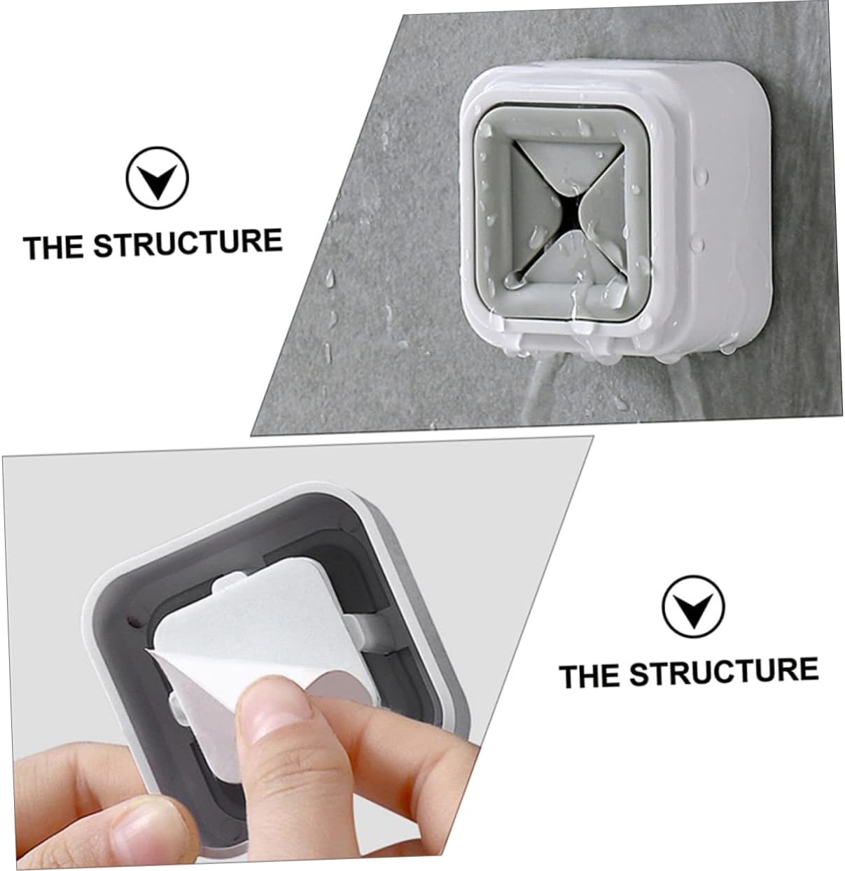 HEALLILY 4Pcs Space-Saving Towel Holder for Bathroom and Kitchen