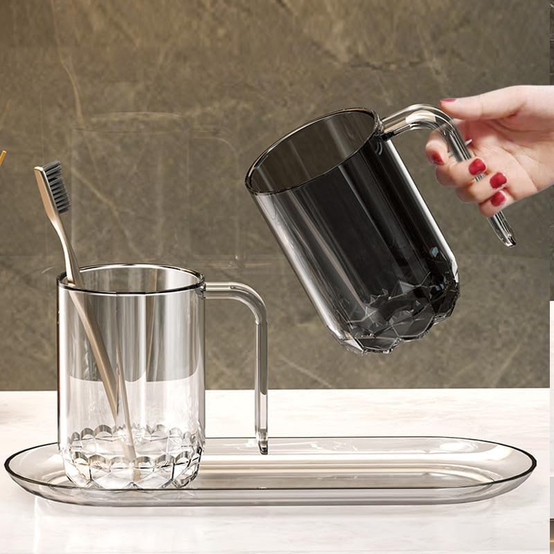 Smiling Handle Safe Durable and Modern Kids Toothbrush Holder