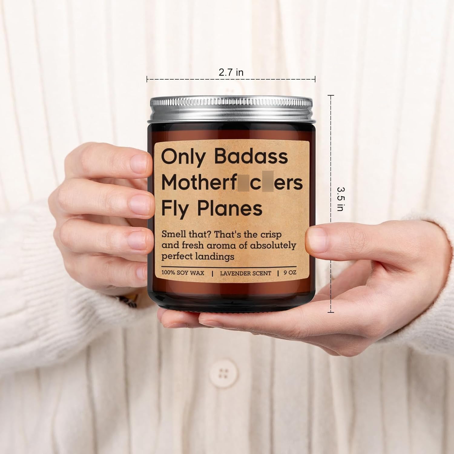 GSPY Scented Candle - Pilot Gifts for Men Women