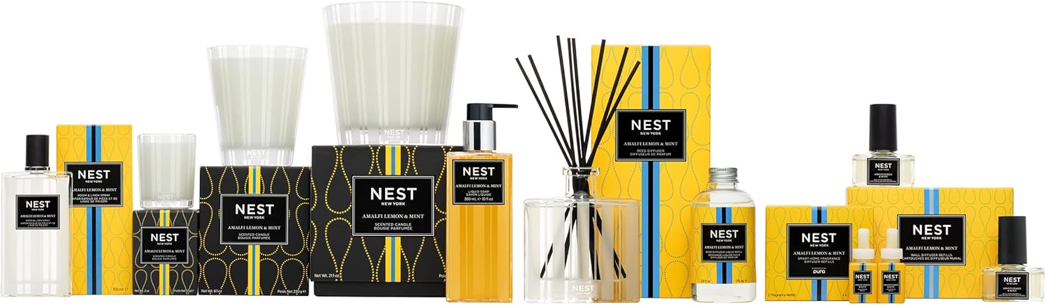 NEST New York Scented 3-Wick Candle Amalfi Lemon Mint 212 Oz