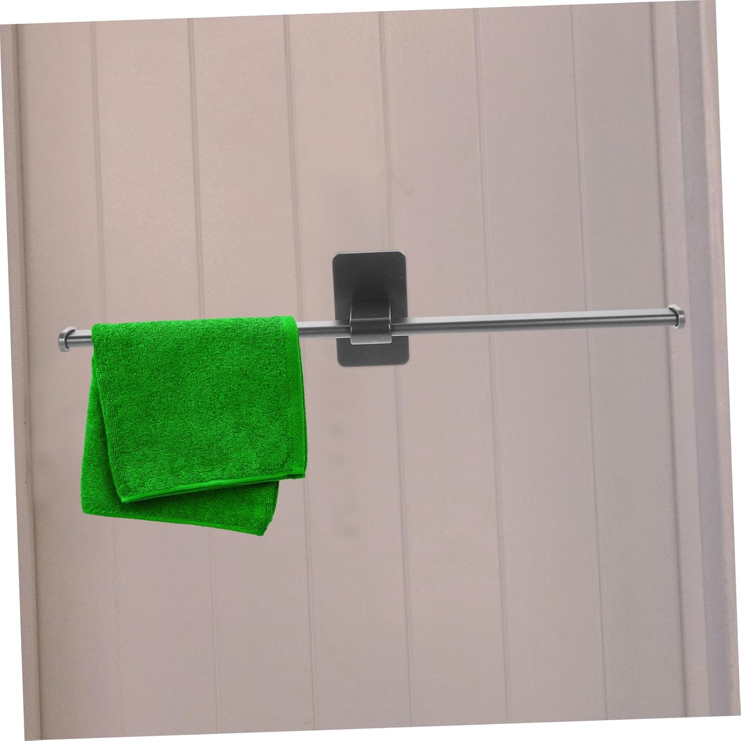 Healifty Wall-Mounted Bathroom Towel Holder No Drilling Easy to Use