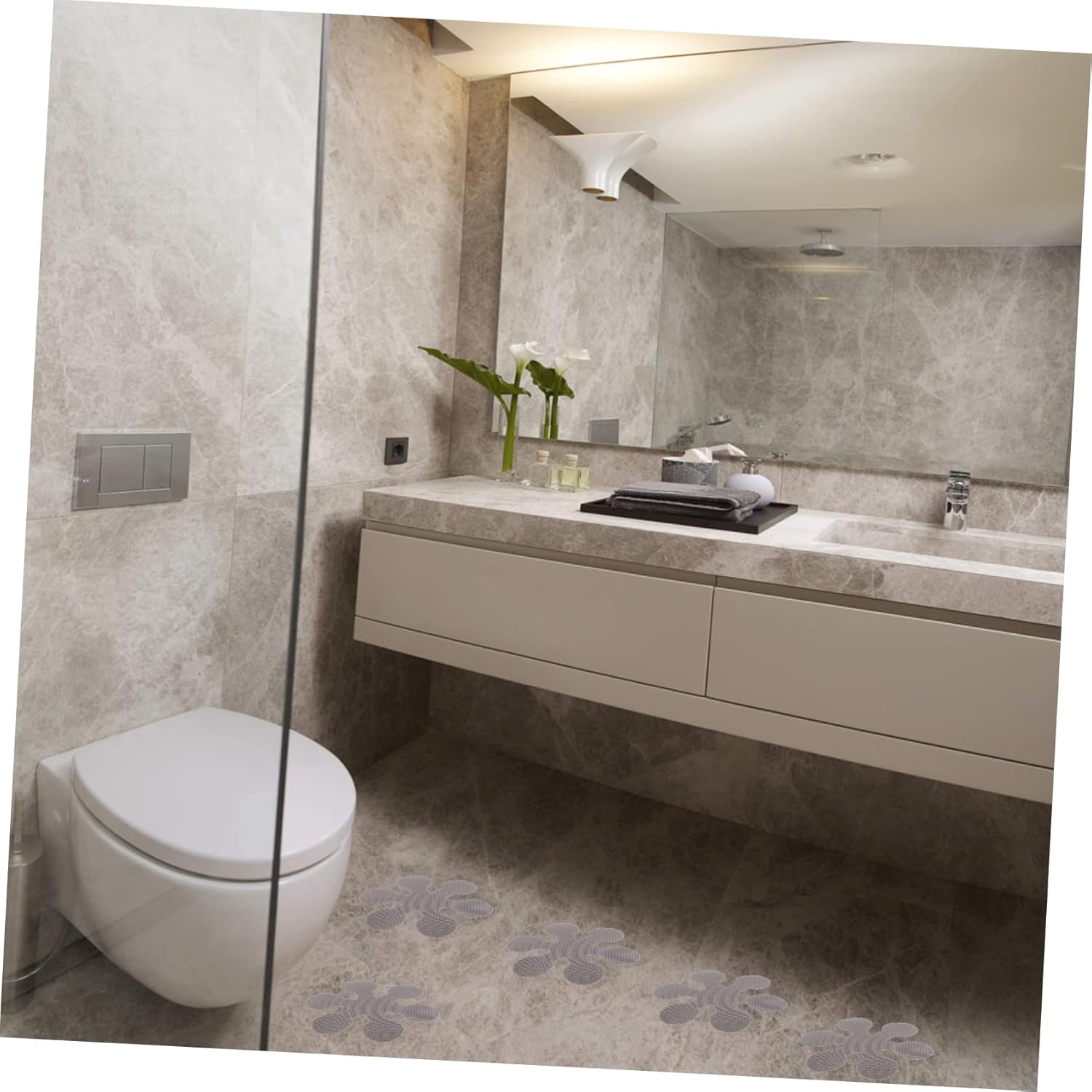 1Set Skidproof Bathtub Stickers for Shower and Bathroom