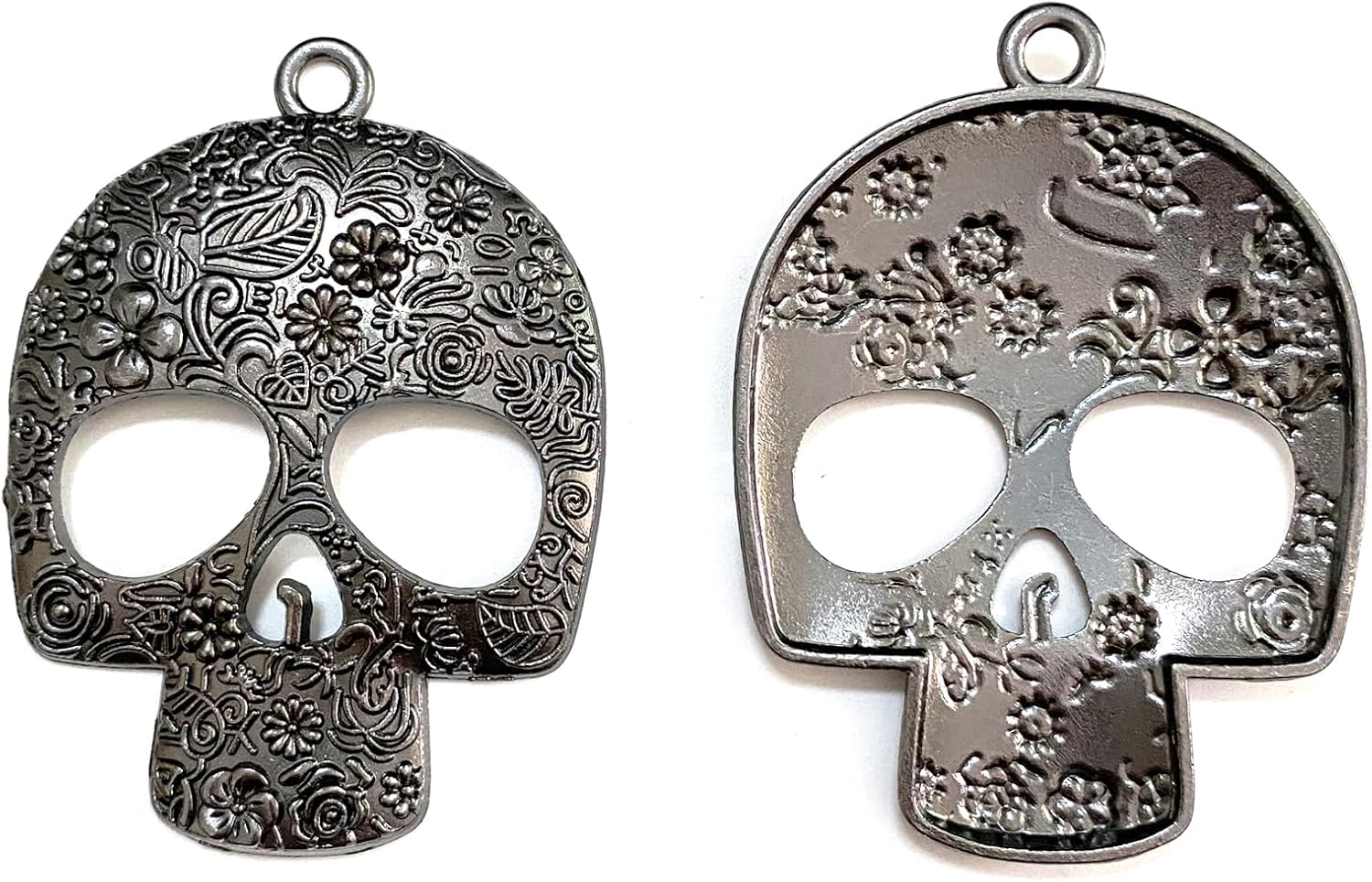 Set of 12 Sugar Skull Shower Curtain Hooks