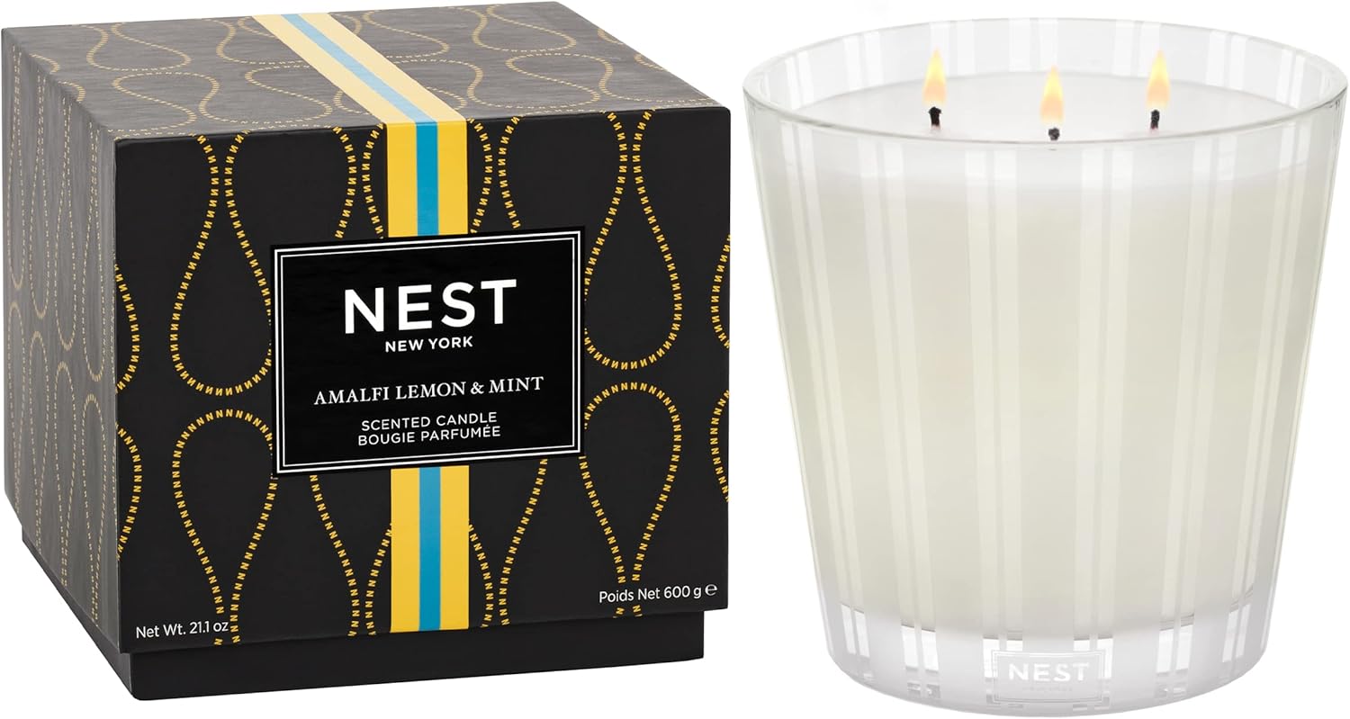 NEST New York Scented 3-Wick Candle Amalfi Lemon Mint 212 Oz