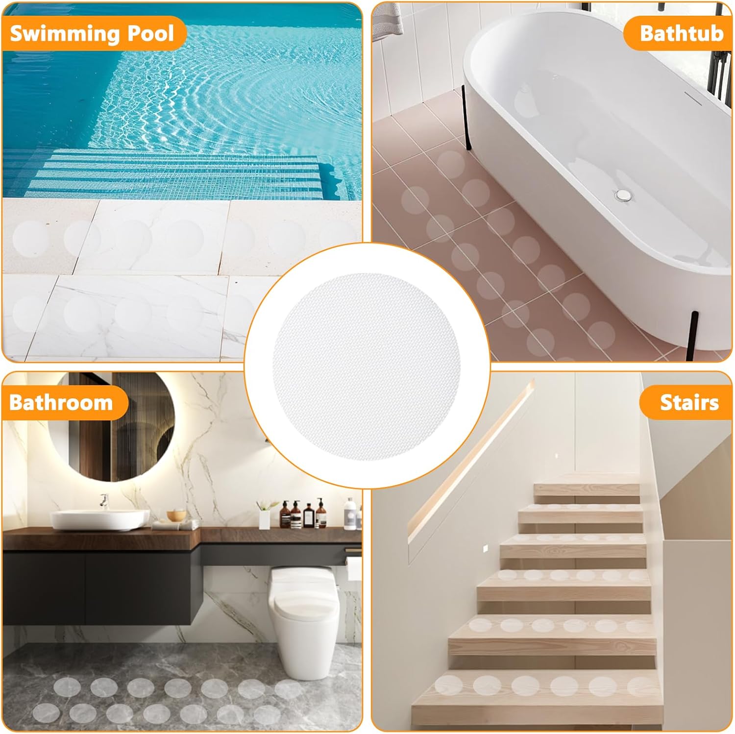 20 non-slip safety sticker set