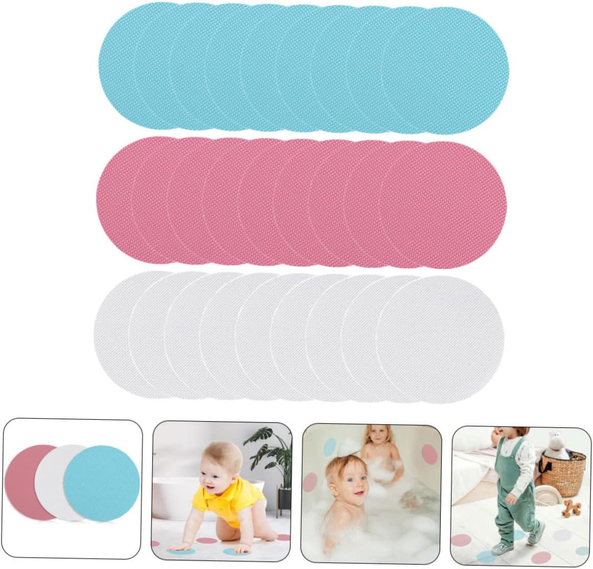 Cabilock 72pcs Bathtub Stickers Non-Slip Decals