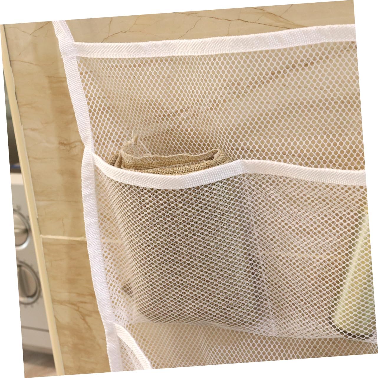 PRETYZOOM Bath Toy Organizer Suction Cup Mesh Storage Bag Tub Holder