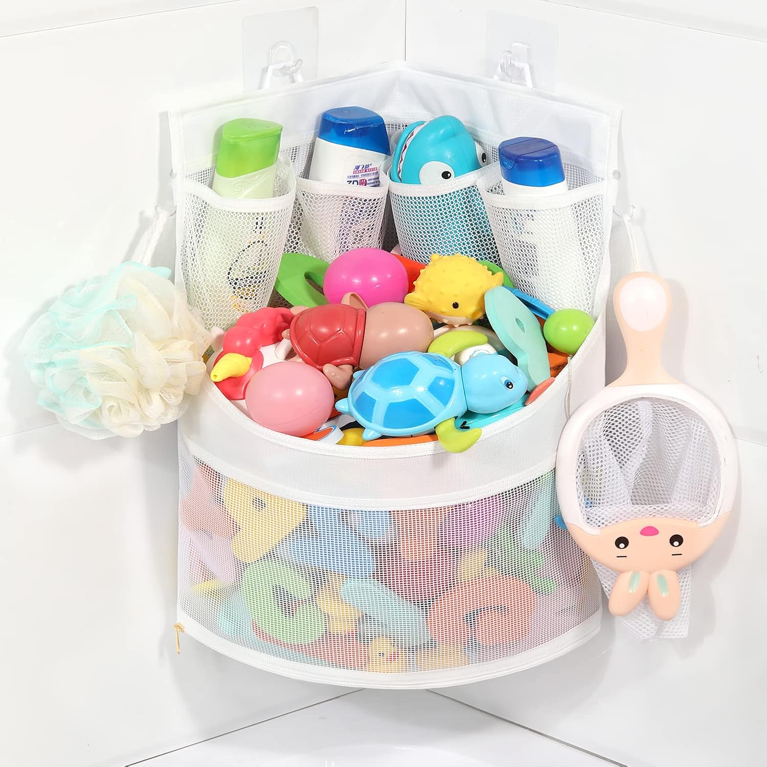 Baby Bathtub Toy Storage Organizer with Mesh