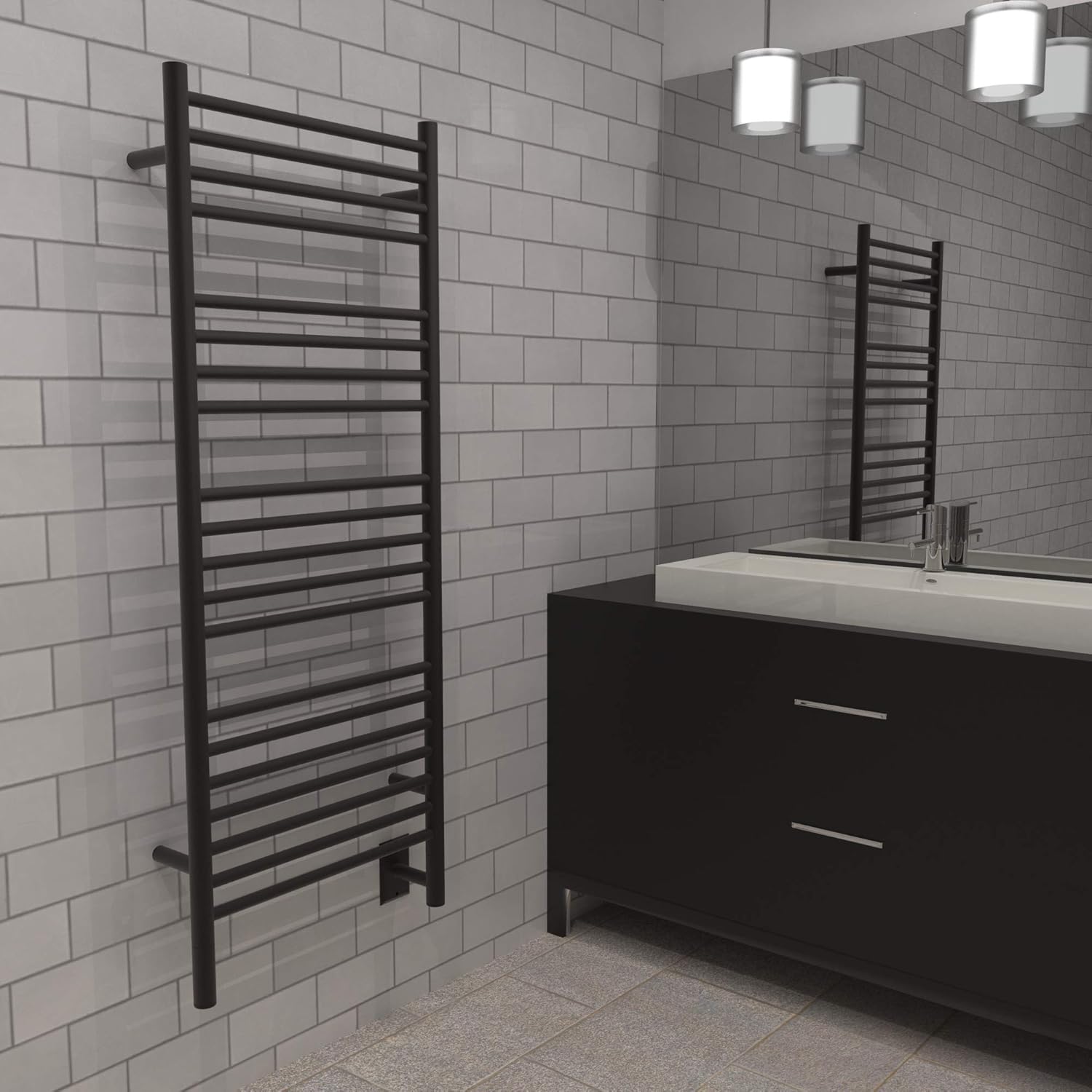 Amba Jeeves DSO Model D-Straight 20-Bar Towel Warmer