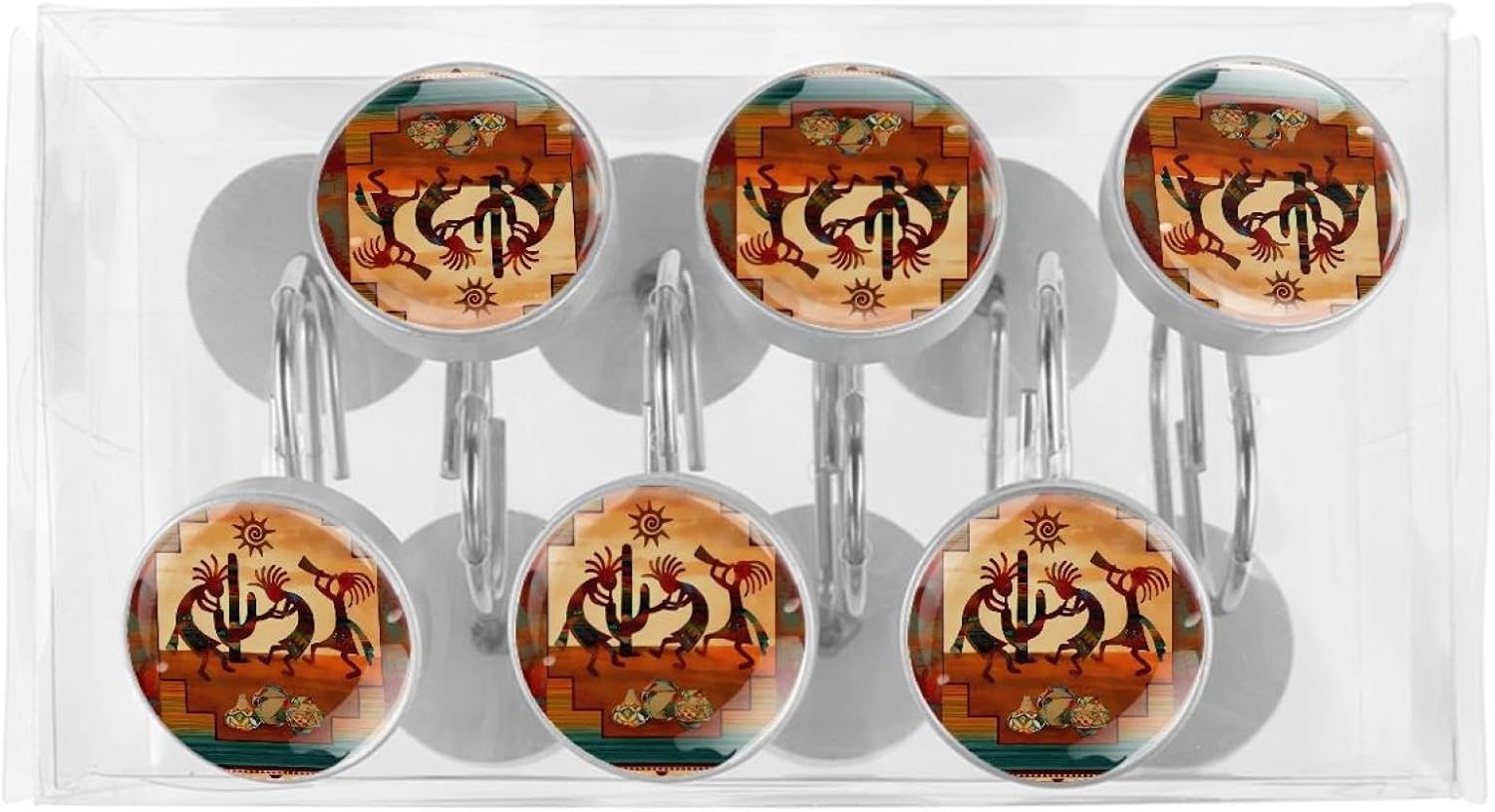 Sturdy Rust-Proof Showers Curtain Hangers