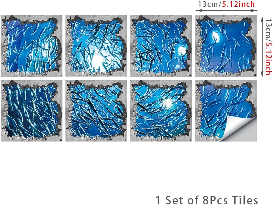 Non-Slip Bathtub Stickers for Adults 51x51 inch x 8 pcs