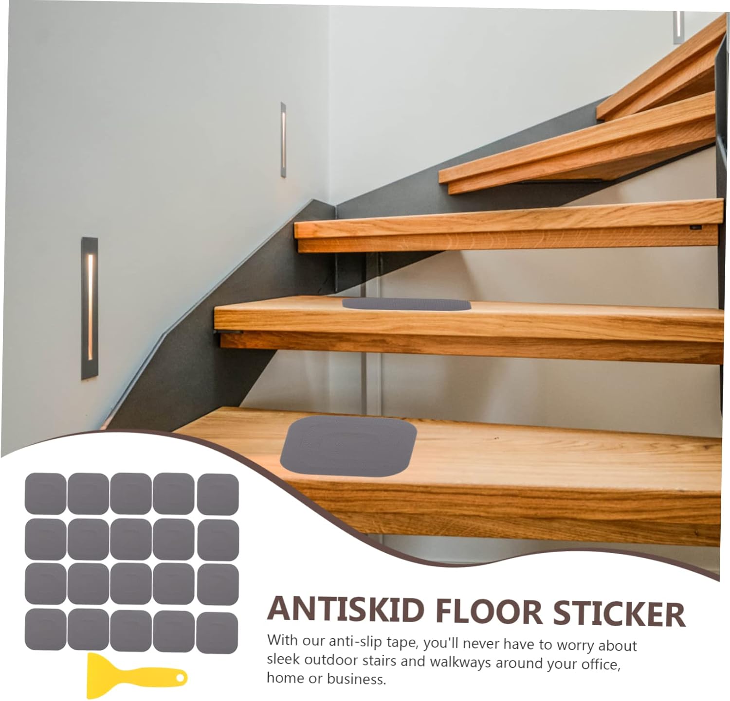 20pcs Peva Slip Stickers for Bathroom Bathtub Non-Skid Floor Decals