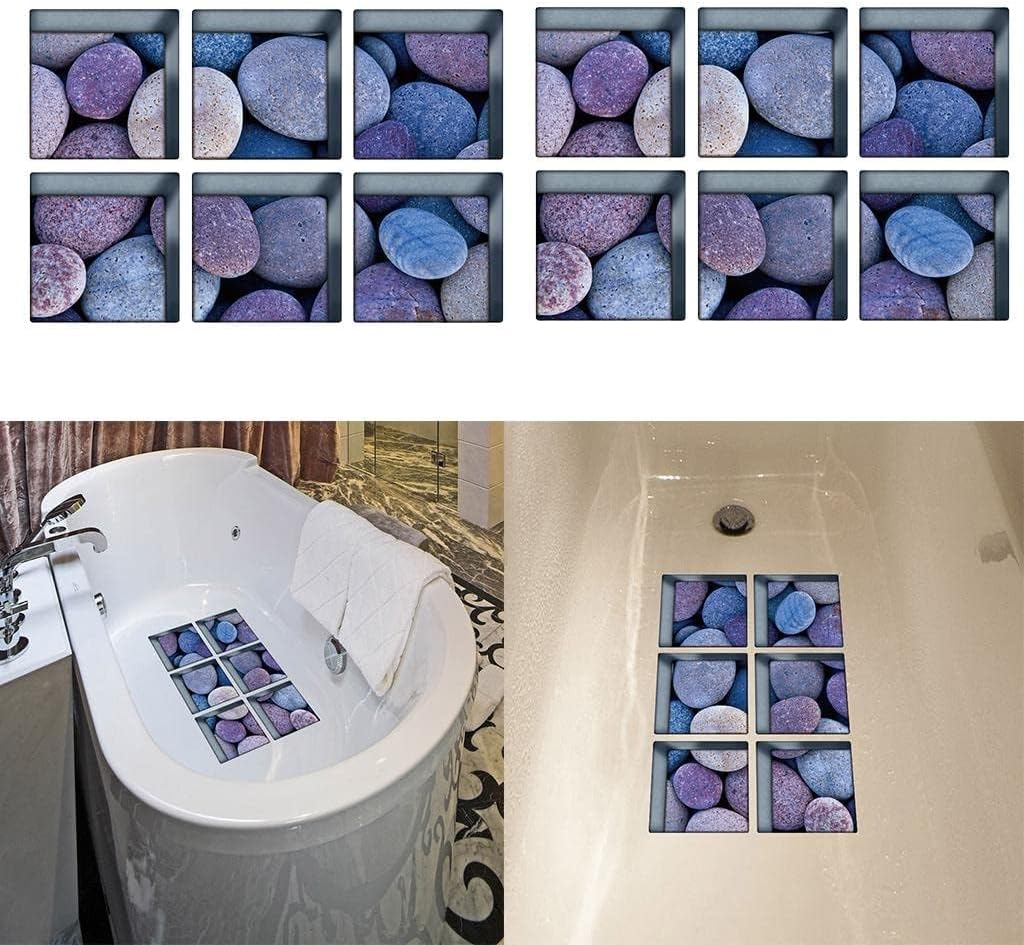 Safe Bathtime Stickers for Slip-Free Bathrooms