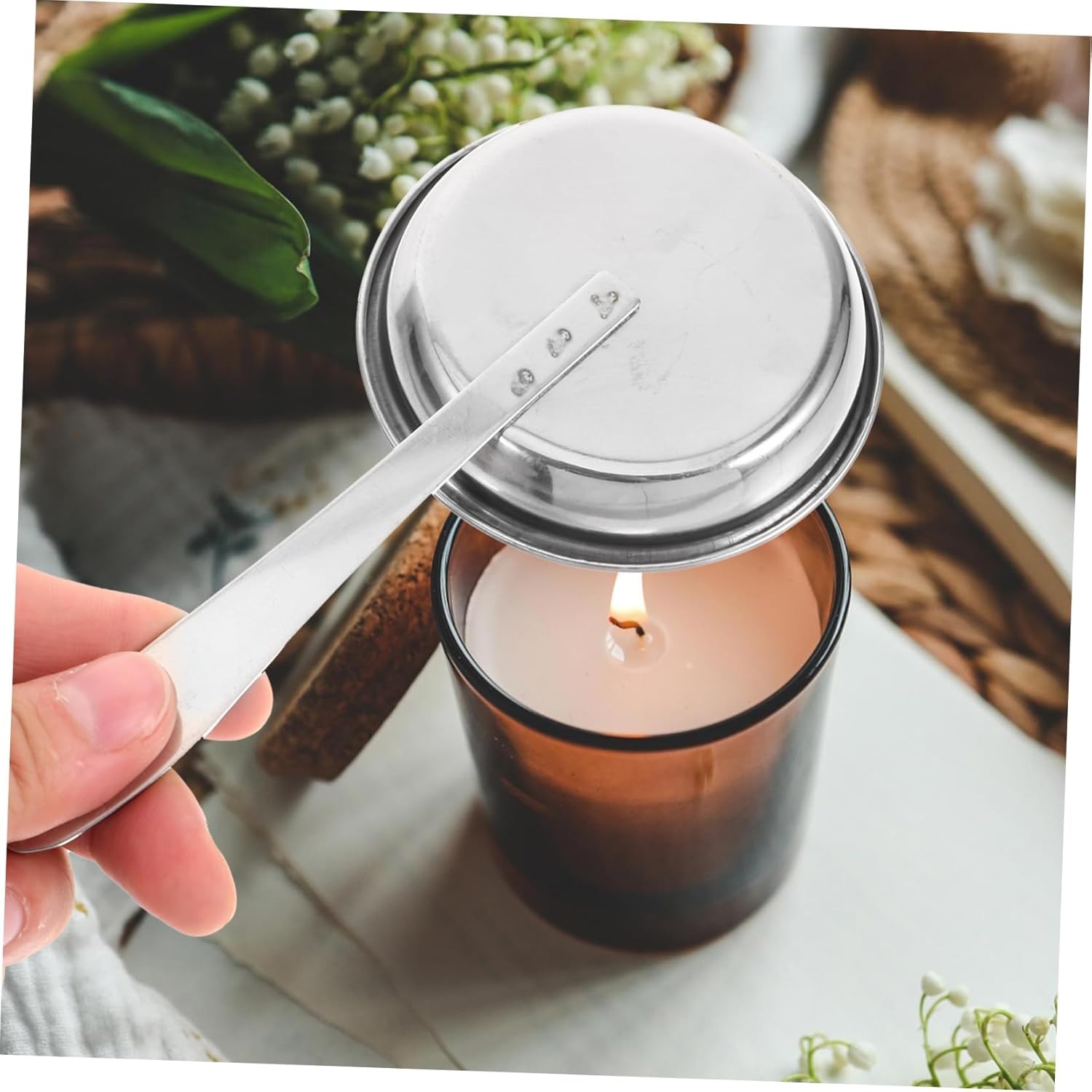 Stainless Steel Long Handle Candle Extinguisher
