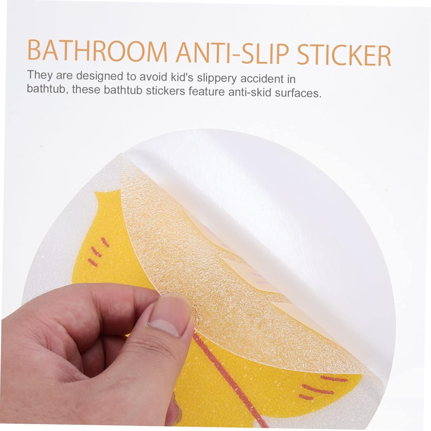2 Sets Skid Stickers for Bathroom Bathtub and Shower Anti-Slip Decals