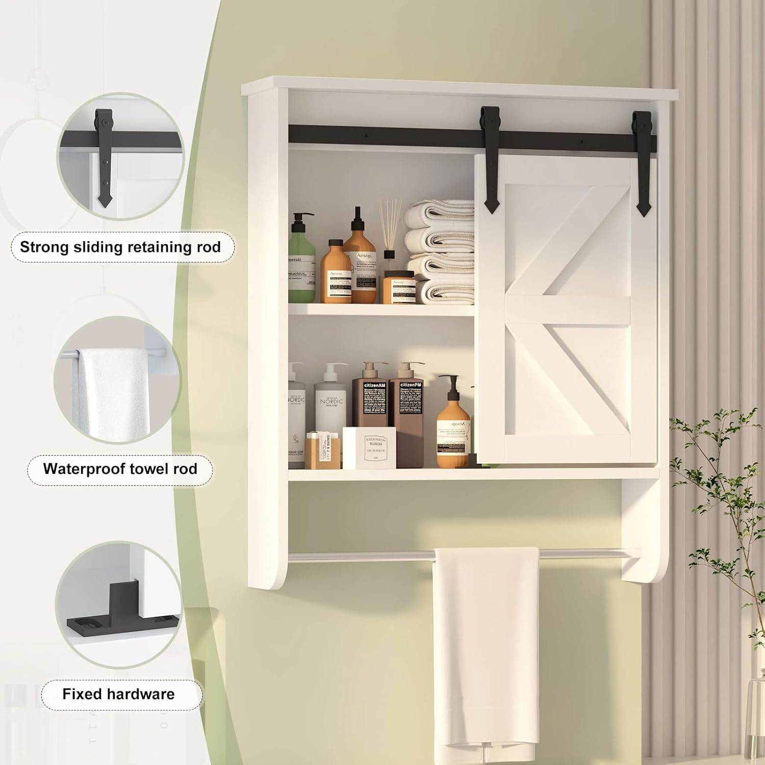 Mepplzian Farmhouse Medicine Cabinet