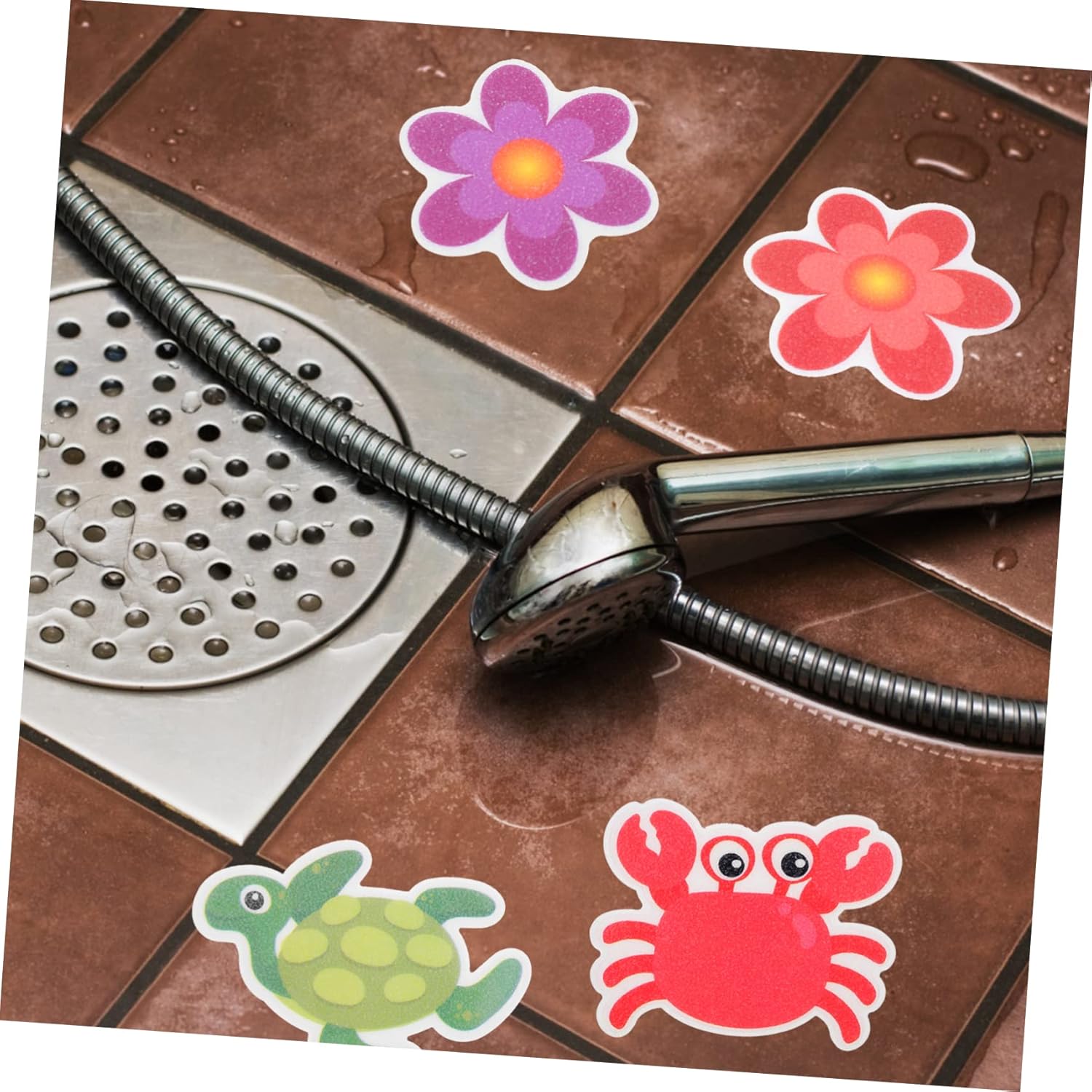 Ciieeo Peva Material Non-Slip Bathtub Shower Floor Stickers