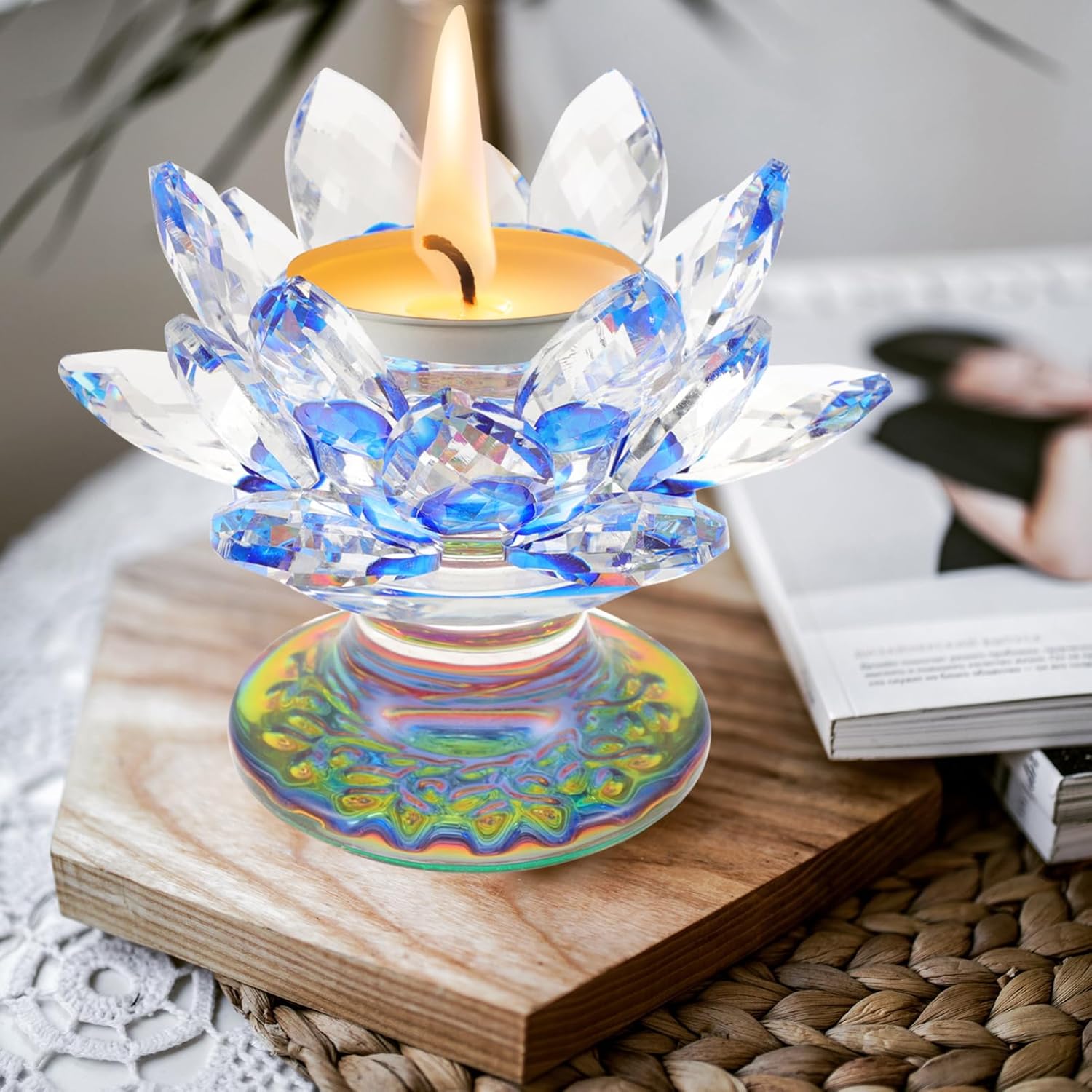 Elegant Buddhist Candle Holder