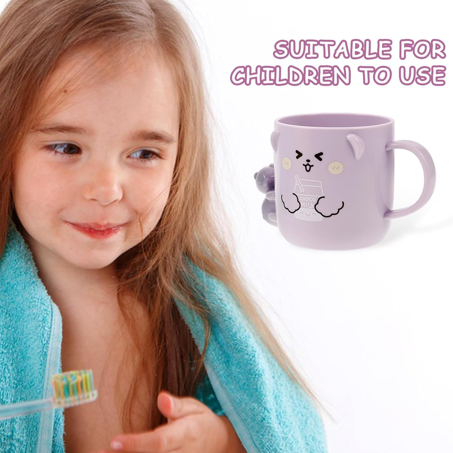 Two-Piece Kids Bathroom Cups