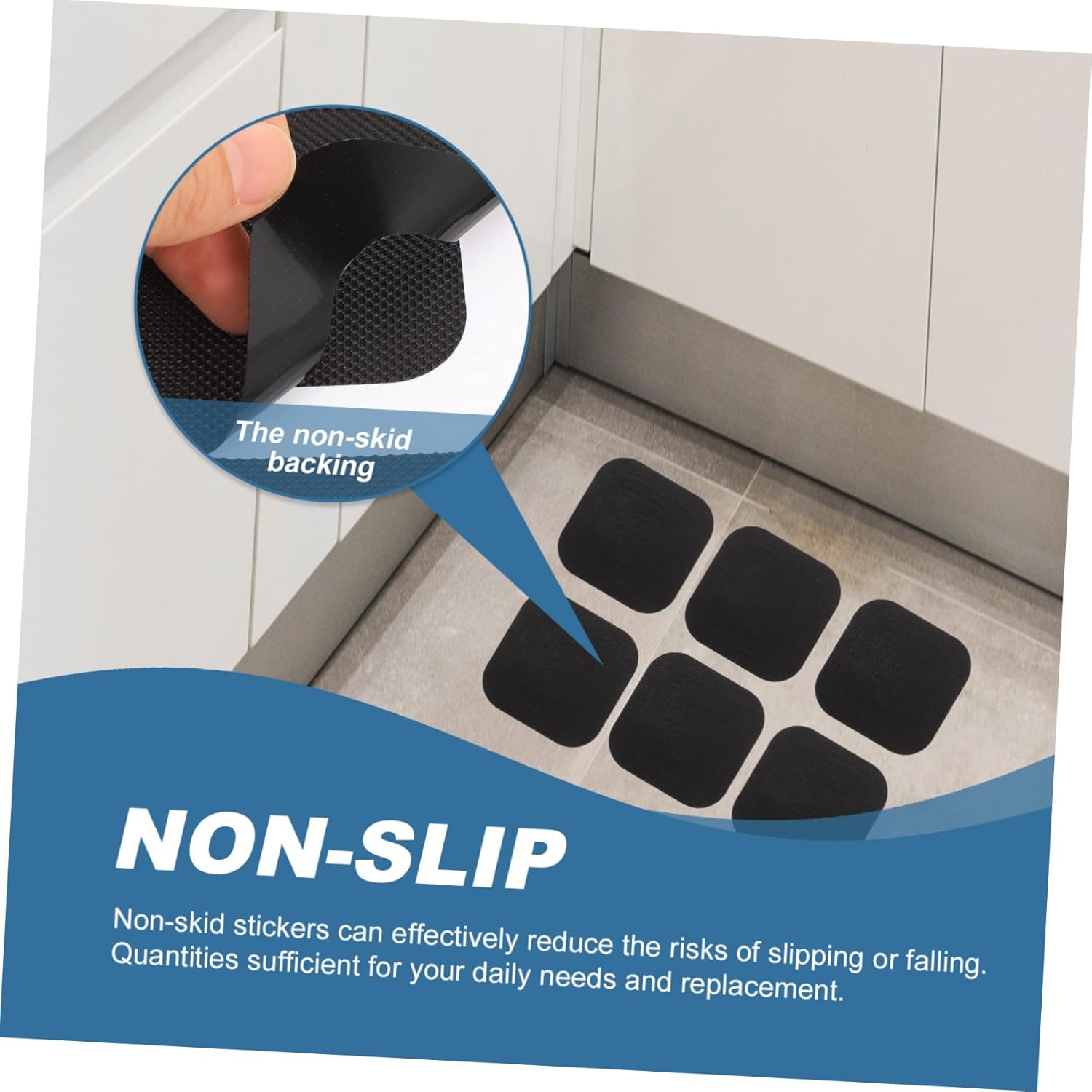 20-Piece Anti-Slip Bathtub Stickers