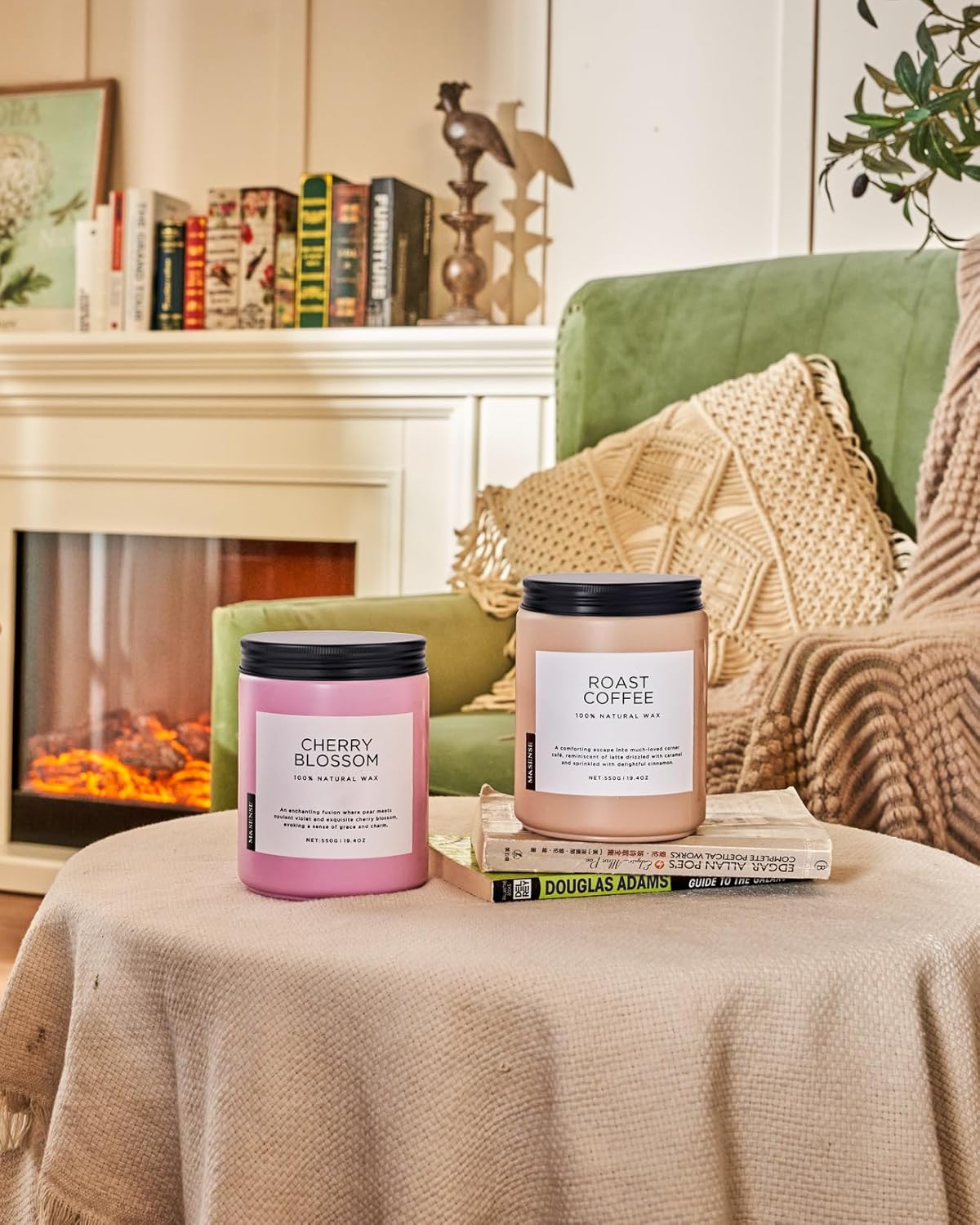 Elegant Coffee Candle 194oz Scented Strong - MSENSE