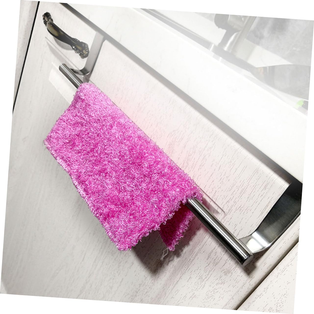 Stainless Steel Space-Saving Towel Rack for Bathroom Kitchen