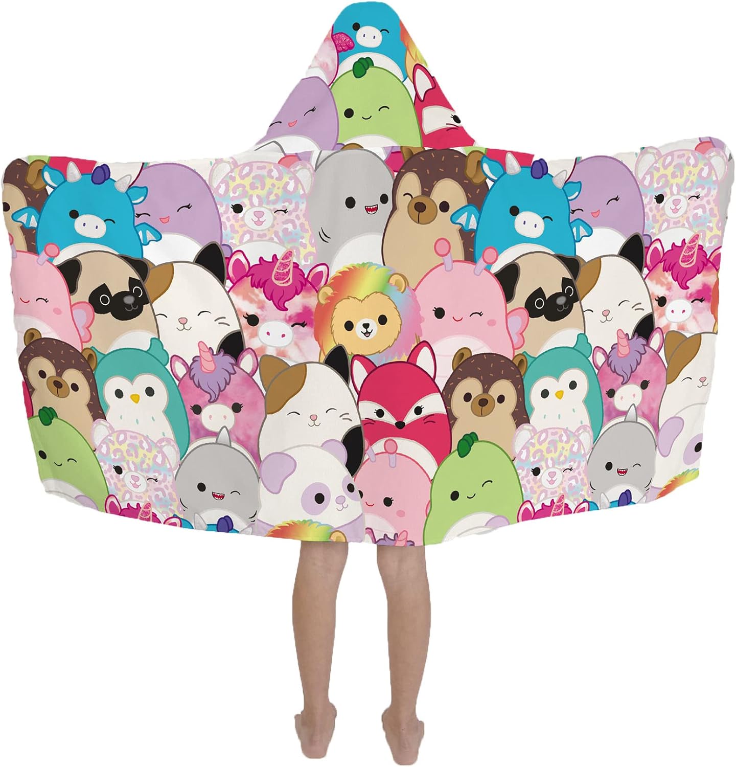 Franco Squishmallows Hooded BathWrap for Kids