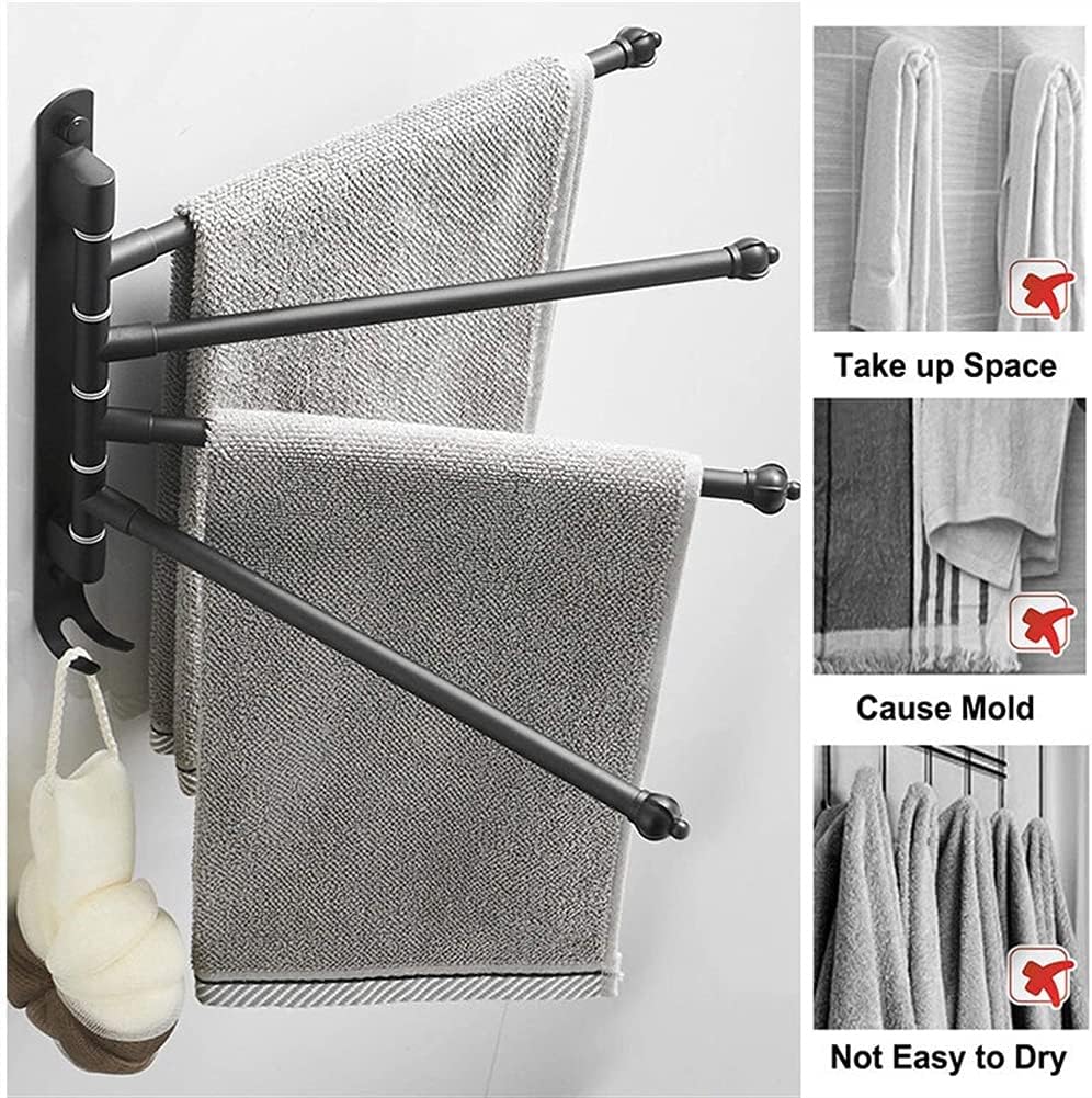 Luxury Rotating Towel Rail for Bathroom