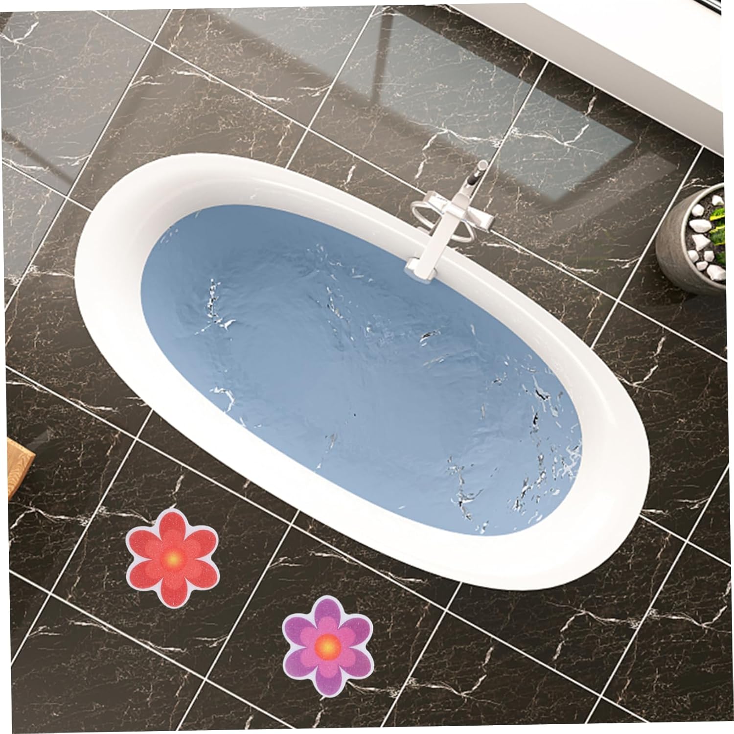 4 Pack Bathtub Sticker Set for Boys and Girls