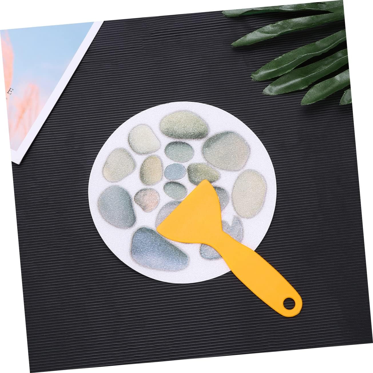 ABOOFAN Non-Slip Slip Resistant Slipping bathtub stickers with Leaves and Stones