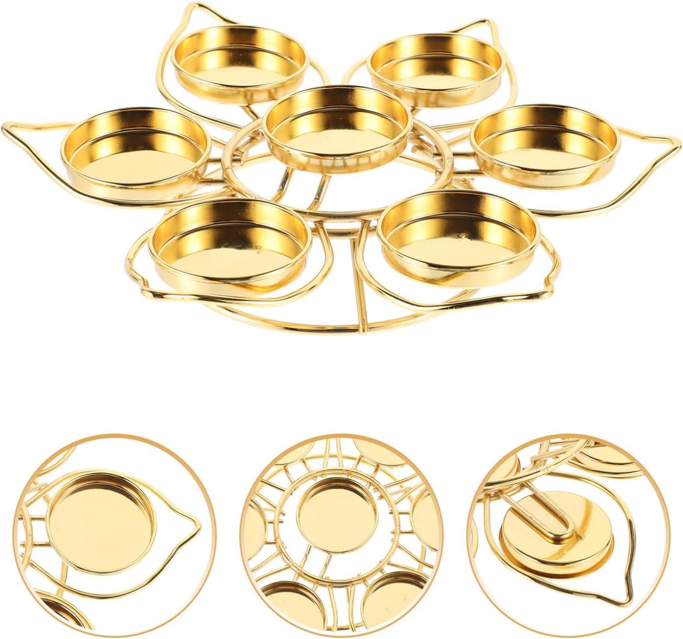 Luxshiny Elegant Lotus Candle Holder for Home Decor