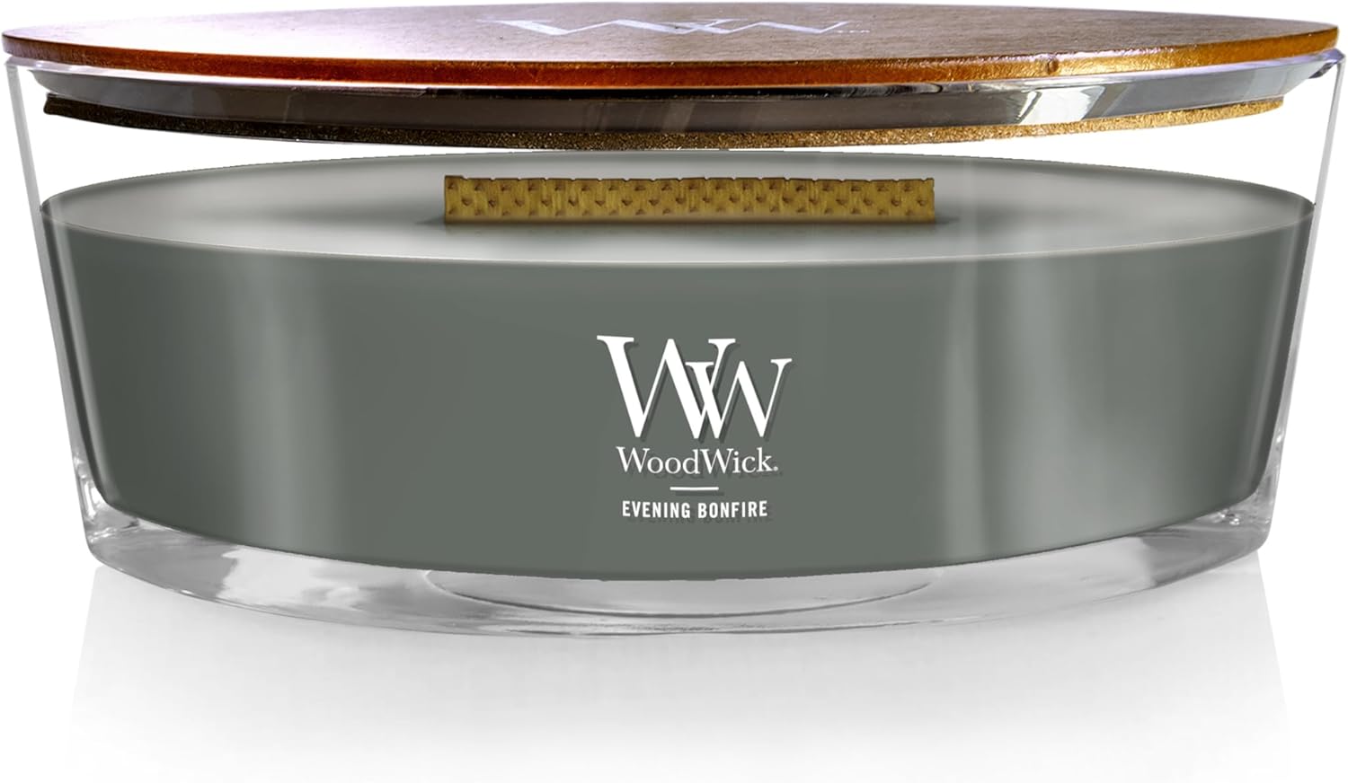 WoodWick Evening Bonfire Scented Ellipse Candle 16oz