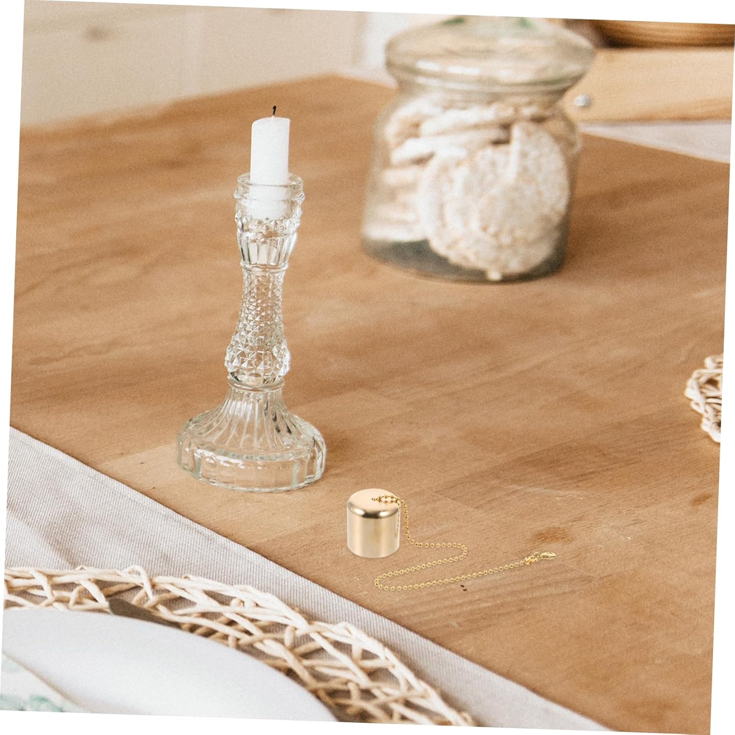 Elegant 5 Set Candle Snuffers for Wine Bottles