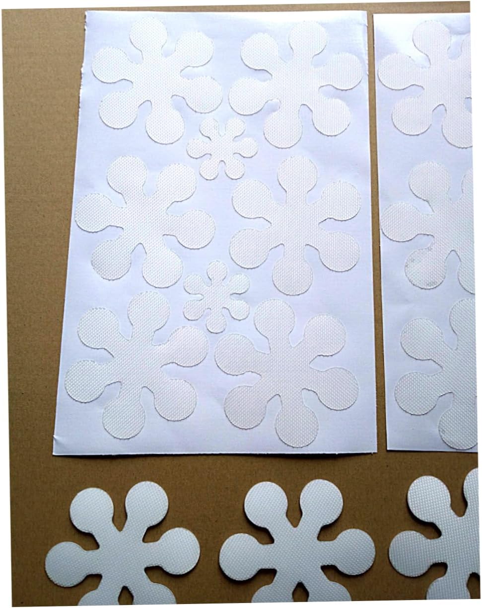 8-Piece Anti-Slip Bathtub Sticker Set for Bathroom Safety