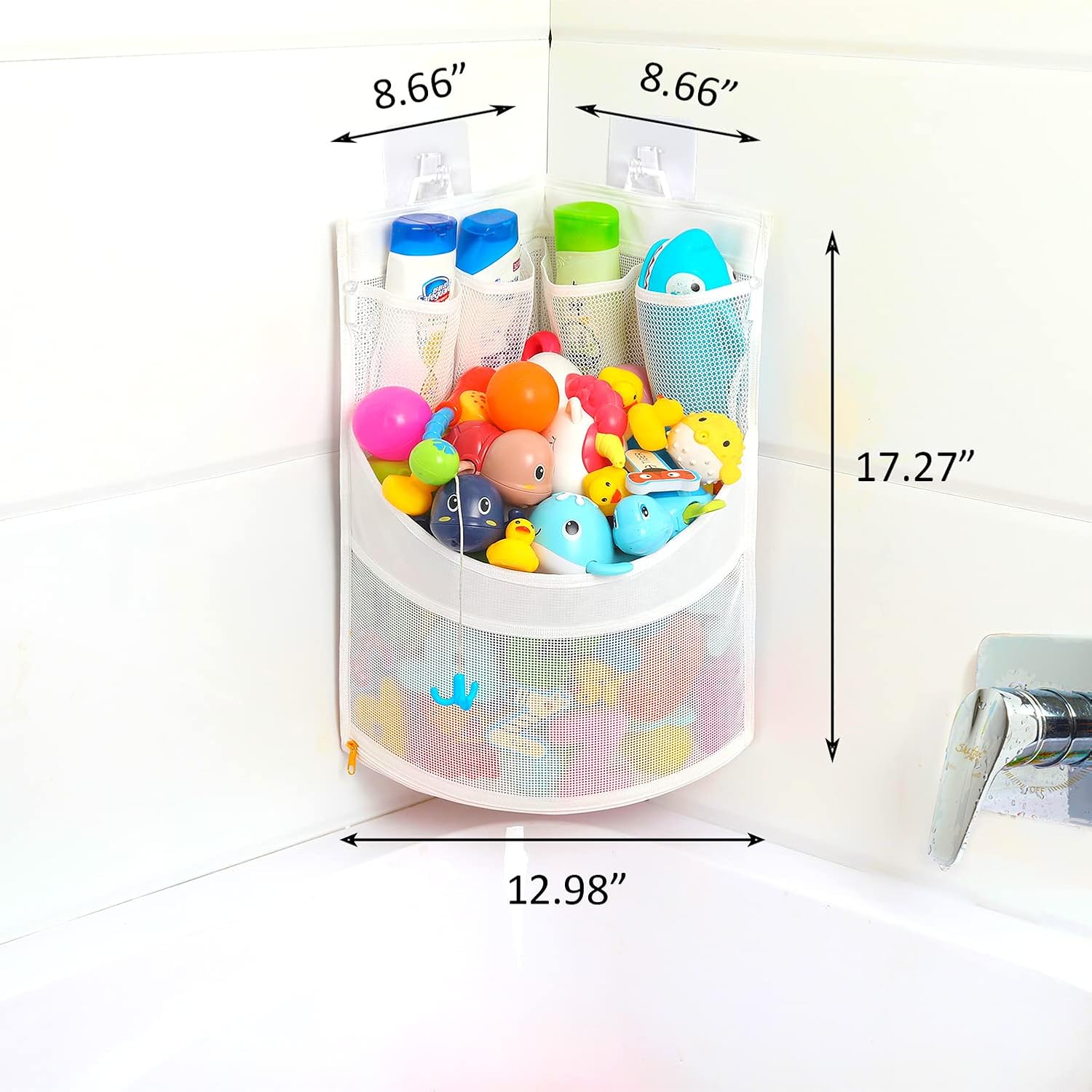 Baby Bathtub Toy Storage Organizer with Mesh