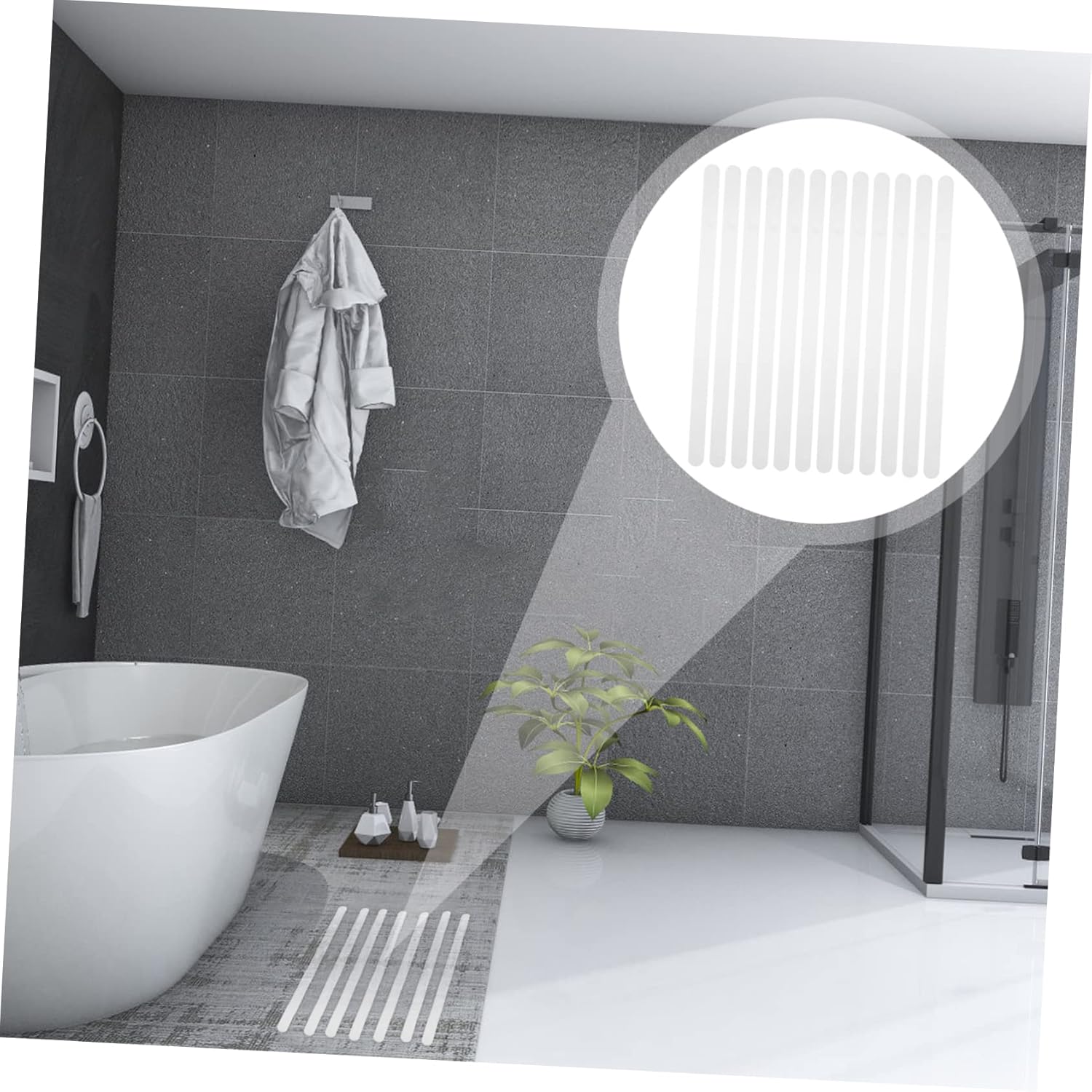 Non-Slip Bathtub Stickers 12-Piece Set