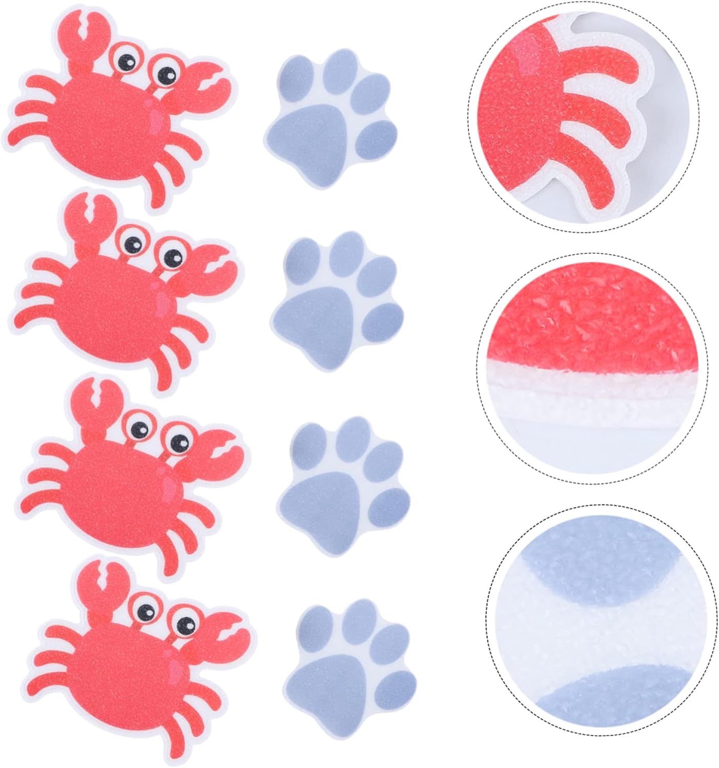 8PCS Anti-Slip Bathtub Stickers for Kids