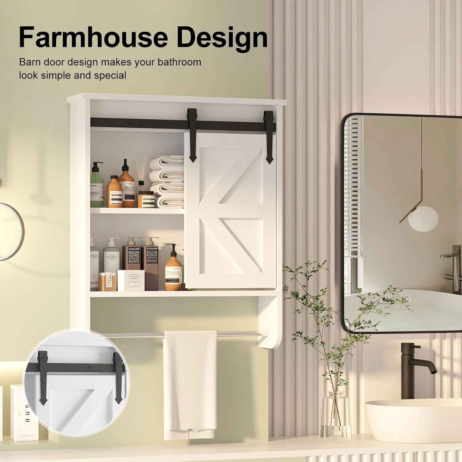 Mepplzian Farmhouse Medicine Cabinet