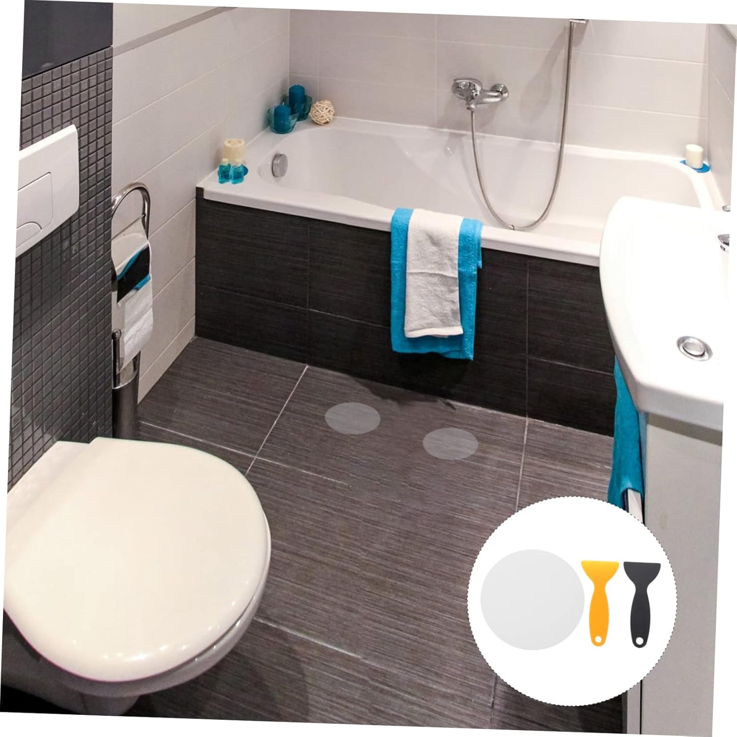 Sturdy Adhesive Non-Slip Bathroom Stickers