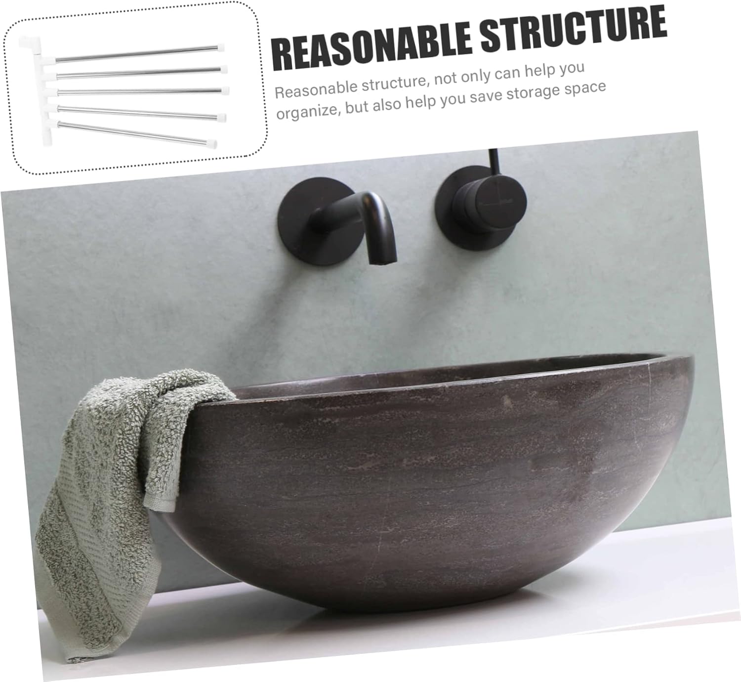Efficient Durable Towel Organizer for Bathroom Kitchen