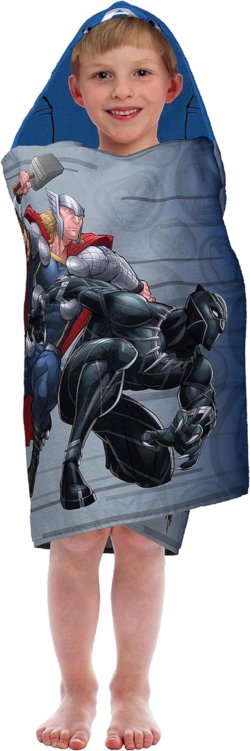 Jay Franco Marvel Avengers Hooded Bath Towel 100 Cotton