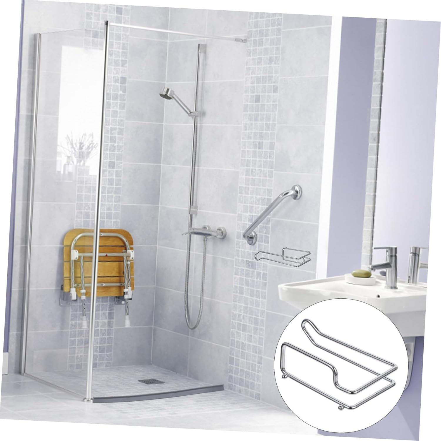HoliBanna Heavy-Duty Wall-Mounted Bathroom Towel Holder