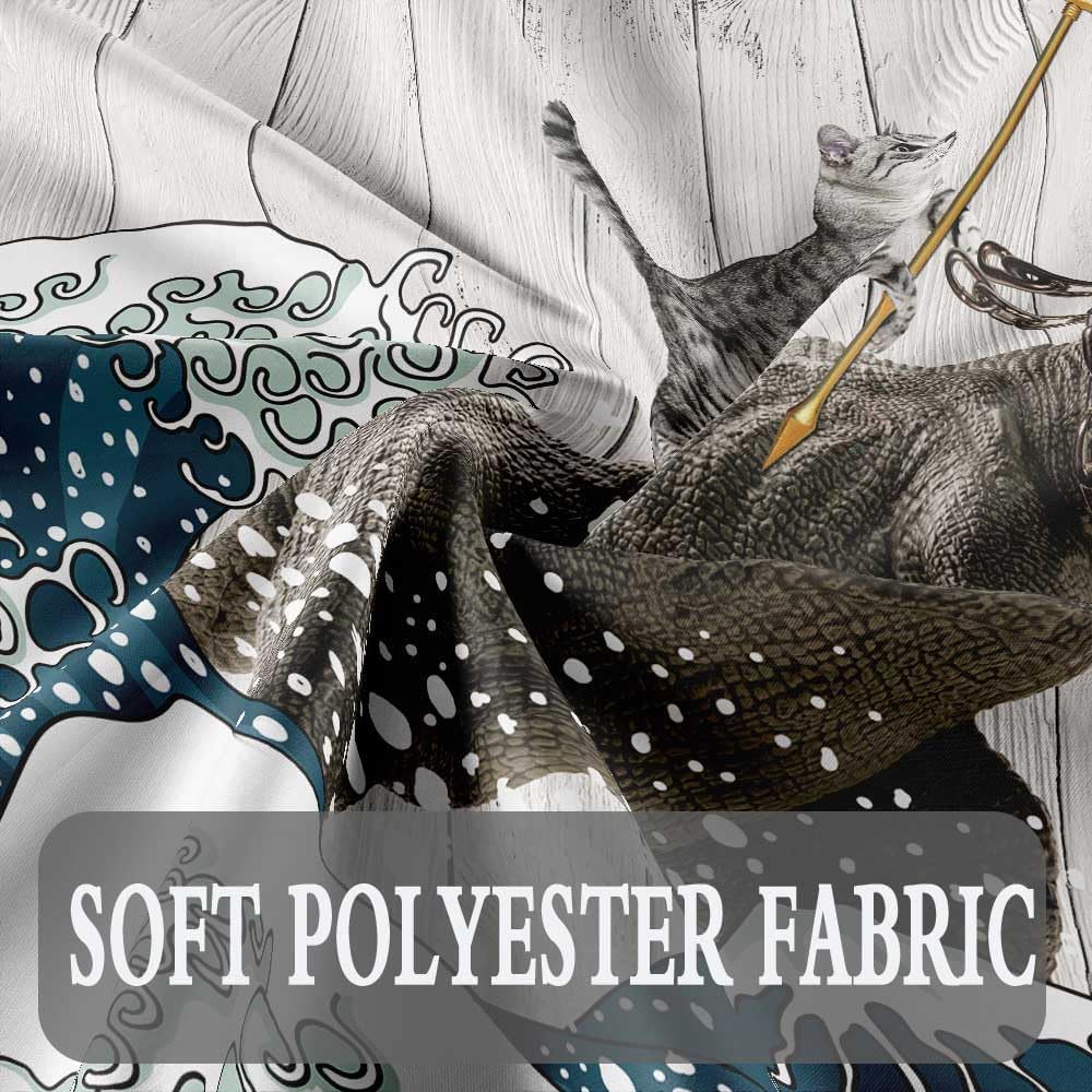 Boziqr Playful Cat Shower Curtain