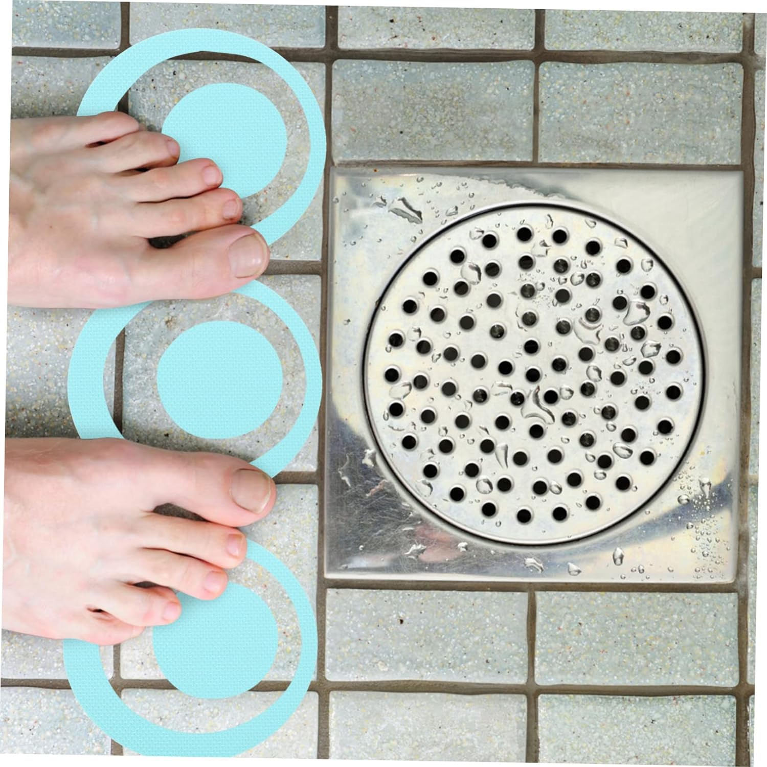 VOSAREA Peva Bathroom Stickers 40pcs - Waterproof Non-Slip - Easy Peel