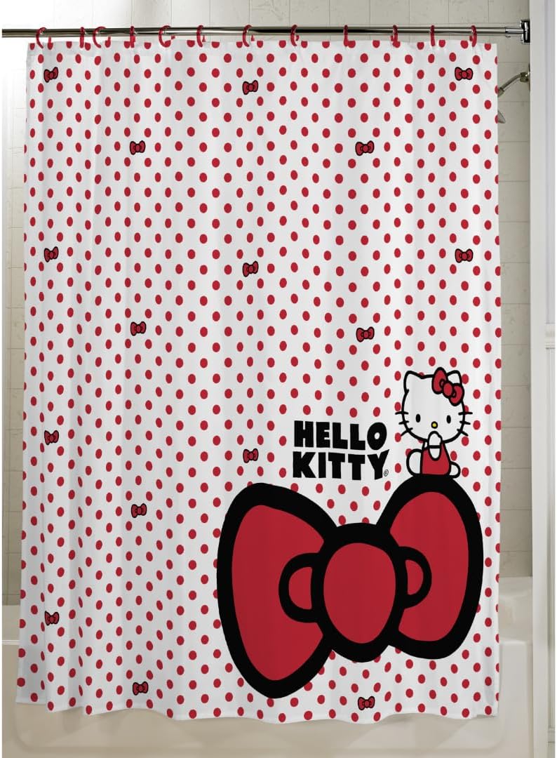 Franco Hello Kitty 12-Piece Shower Curtain Set
